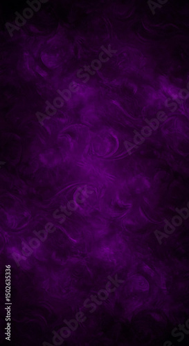 Deep Purple Haze: Abstract Smoke Texture Background