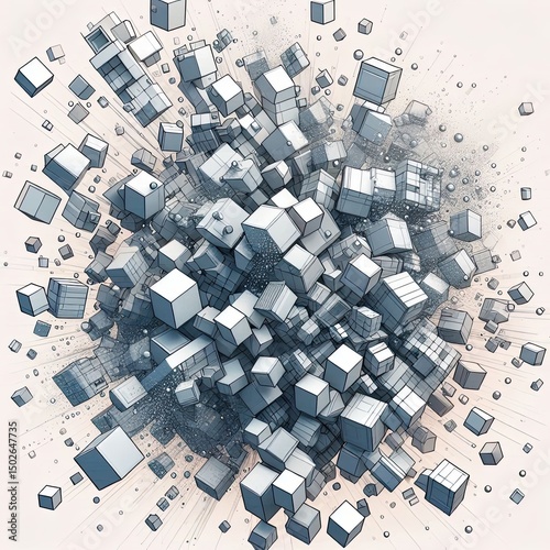 Exploding White Cubes and Network Connections in Abstract Space