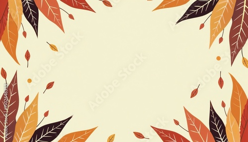 autumn leaf border