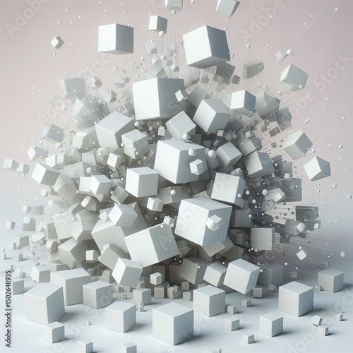 Exploding White Cubes and Network Connections in Abstract Space