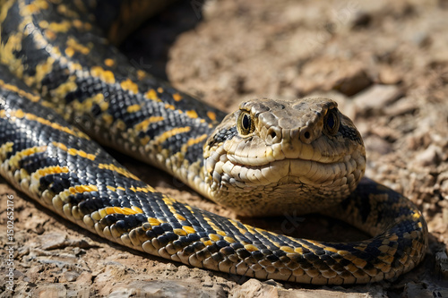 Snake coiled