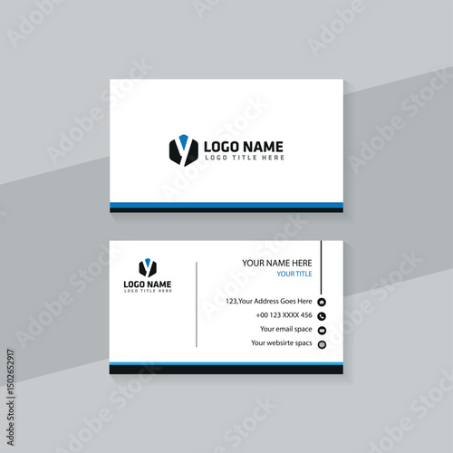 Wallpaper Mural modern business card template Torontodigital.ca