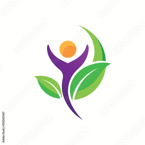 herbals medical logo design