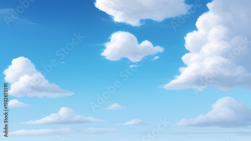 Fototapeta Naklejka Na Ścianę i Meble -  blue sky with clouds