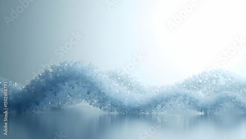 Digital Background A crystalline tech mesh fades gradually into white, leaving space for content while maintaining abstract structure (2)