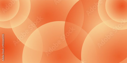abstract orange circular background. Dynamic sound wave. Design