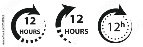 12 hours service vector