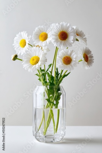 Wallpaper Mural Daisies in a Transparent Vase Torontodigital.ca