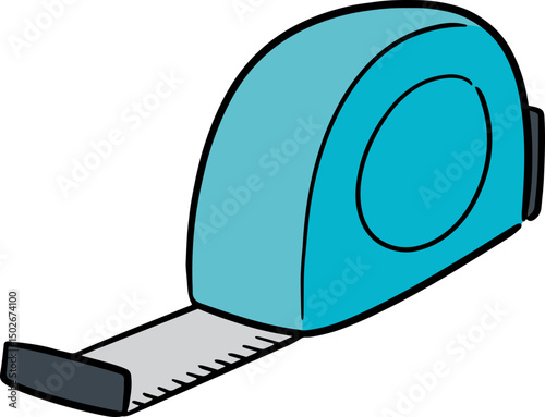 Illustration of measuring tape
