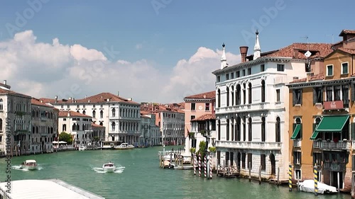 Venice, Italy - May 12, 2025 - Tourists visit the historic center of the lagoon city