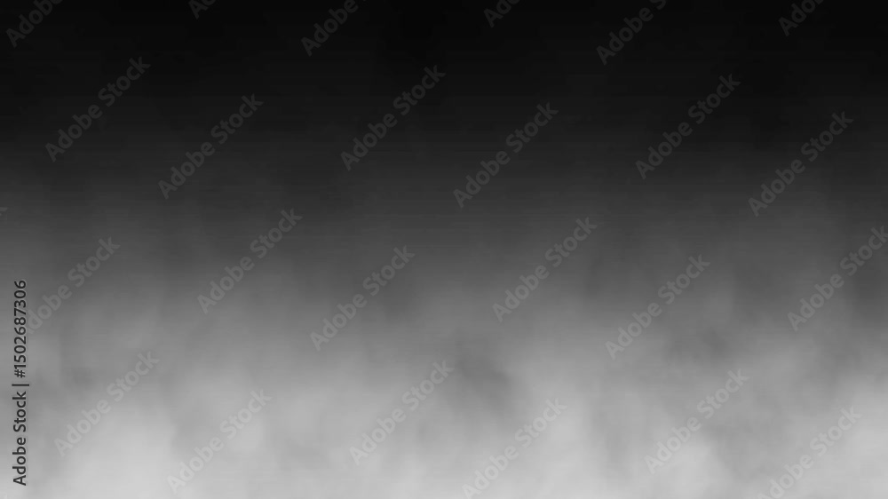 Rising Wall of Endless Smoke Steam Loop