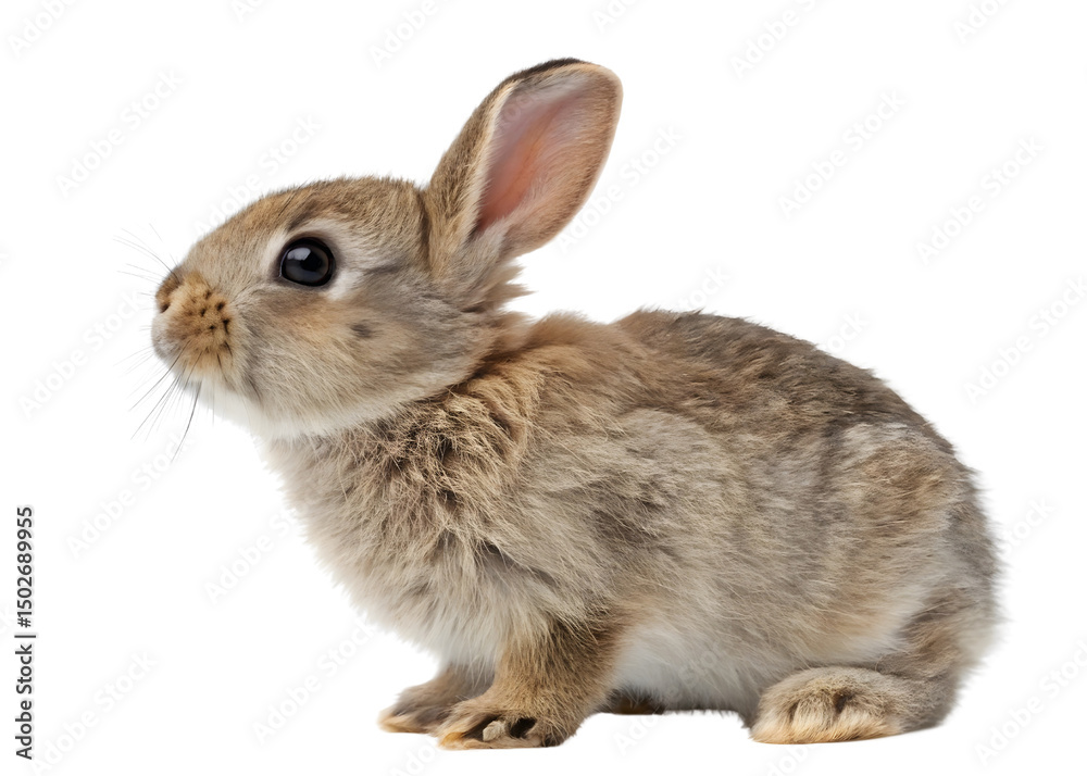 Obraz premium Rabbit isolated on white background