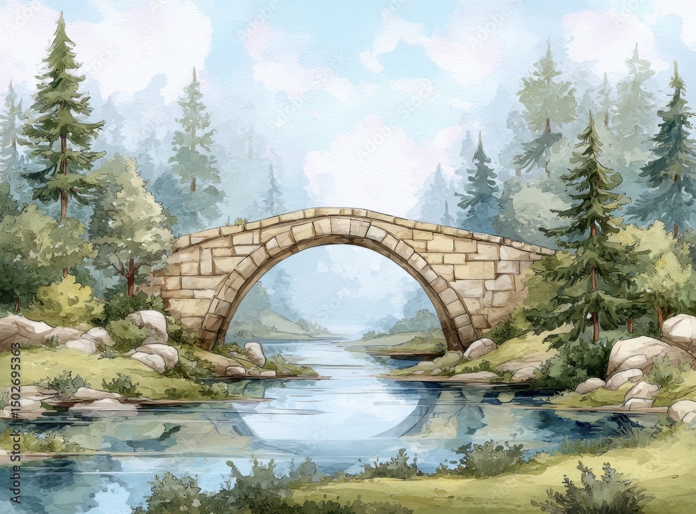 Fototapeta premium Enchanting Mughal Architecture A Study of Symmetry Detail and Traditional Artistic Techniques