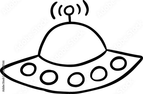 UFO Space Doodle