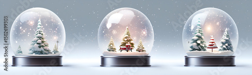energy saving bulb, Snow ball christmas gift, Festive Christmas Glass Ball Holiday Ornaments for Seasonal Decor

