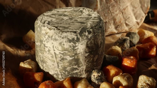 cheese appetizing aged varieties craft close-up