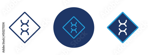 Set of colored pixel perfect Carcinogen icon with 1 unexpanded, 1 silhouette, Carcinogen icon representing substances linked to cancer risks.