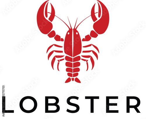 lobster logo, seafood restaurant logo