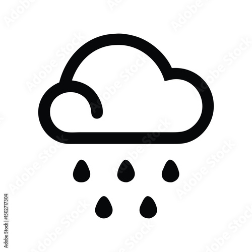 rain, rainy, weather, icon, vector, cloud, symbol, forecast, app, climate, storm, shower, wet, drizzle, precipitation, water, drop, umbrella, gloomy, cold, autumn, spring, season, meteorology, stormy,
