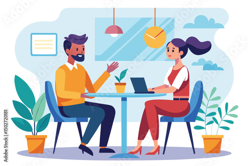 Professional Conversation Design with Table Scene