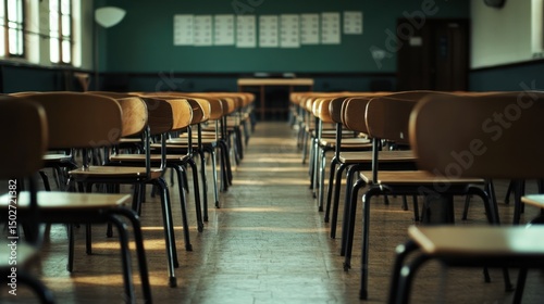 Empty classroom