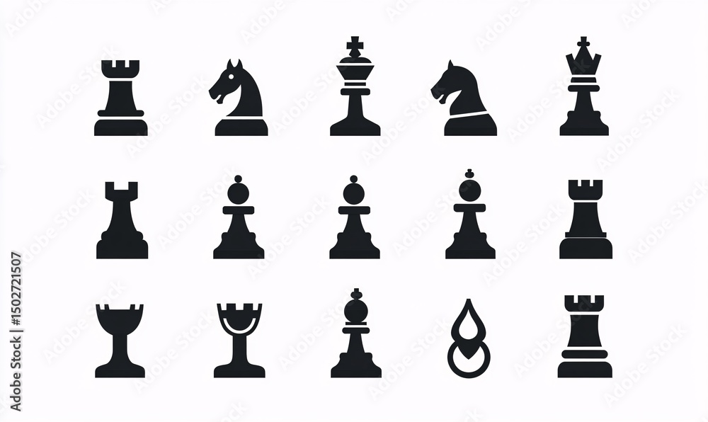 Chess Logo Template Design Vector, Emblem, Design Concept, Creative Symbol, Icon Chess Logo Template Design Vector, Emblem, Design Concept, Creative Symbol, Icon