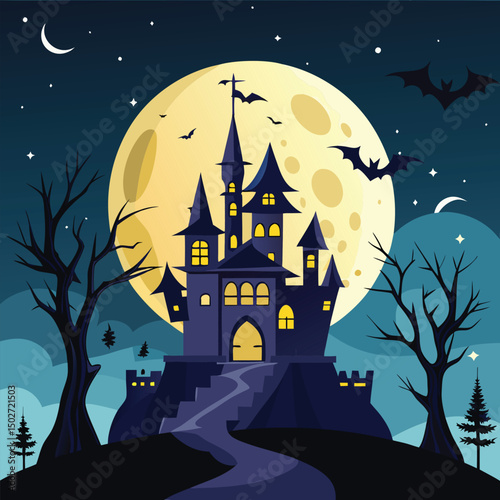 halloween night background