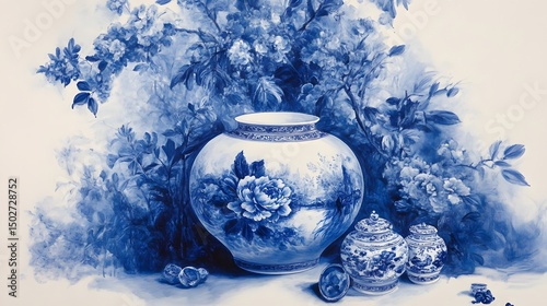 Blue and White: Historical Use in Art from Porcelain to Modern Paintings