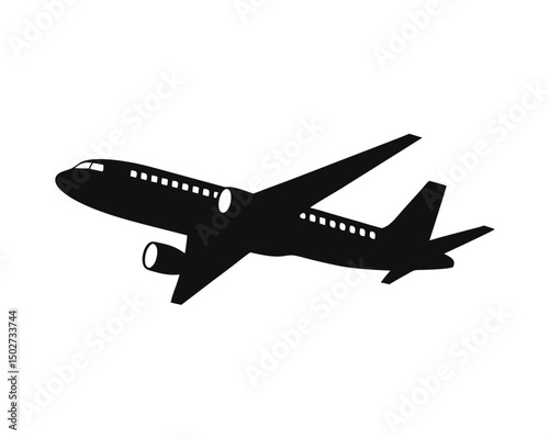 airplanes vector icon on white background, airplane vector Illustration