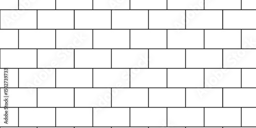 Pavement seamless mosaic stone concrete wall surface tiles. subway vector block rock white brick wall texture background.	

