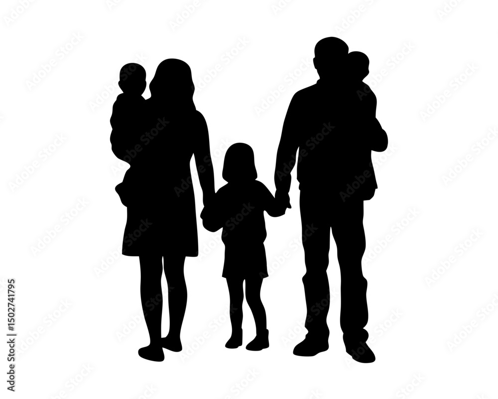 Family Silhouette Vector Illustration
Family Silhouette Vector Illustration