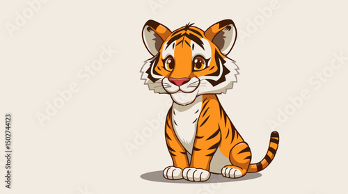 Expressive Tiger Mascots – Cartoon Jungle Cat Character Icons