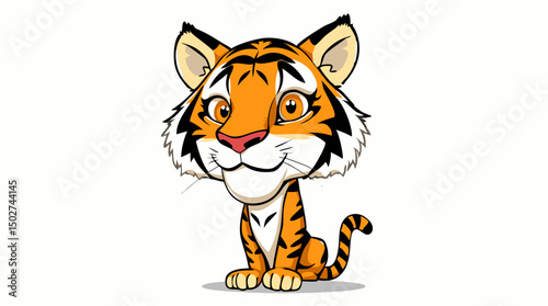 Expressive Tiger Mascots – Cartoon Jungle Cat Character Icons