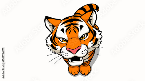 Expressive Tiger Mascots – Cartoon Jungle Cat Character Icons