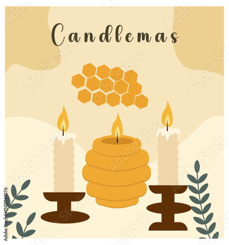 Candlemas Feast of Lights Vector Collection-05