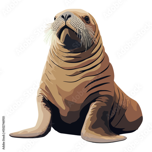 sea ​​lion, animal, vector, transparent background, sea, mammal, wildlife, ocean, sealion, isolated, nature, marine, beach, zoo, fauna, pattern