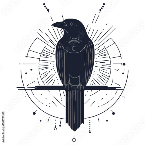 crow, animal, vector, transparent background, raven, nature, wildlife, feather, beak, isolated, wing, wild