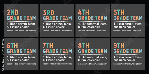 Grade team t shirt design