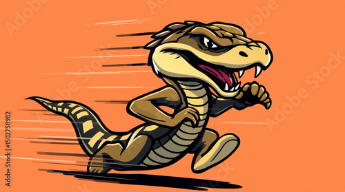 Cartoon Snake Mascots – Dynamic, Expressive, and Fun Reptile Logo Characters