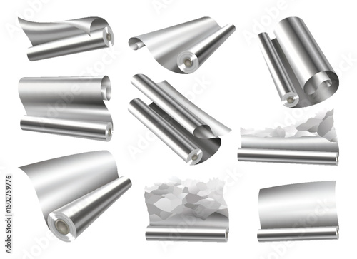 Rolls of Aluminum Foil Perfect for all Your Kitchen and Baking Needs