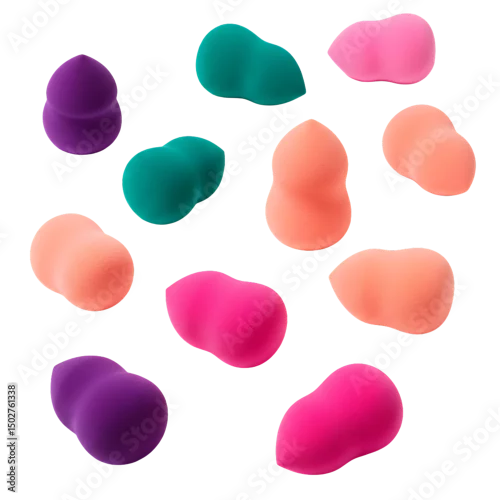 Obraz Makeup Sponges: Colorful Blenders