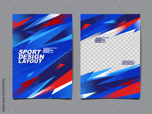 Sport Design Layout , Dynamic modern flat Design, Sport Background