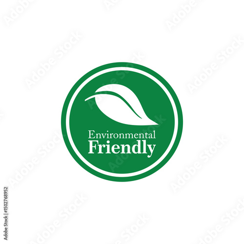 Environmentally Friendly Green Symbol Icon vector sign.