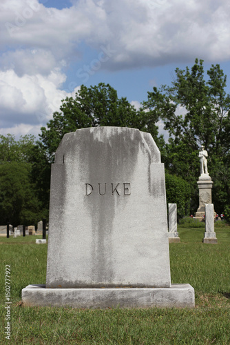 Duke on Headstone Imperialism Death Concept