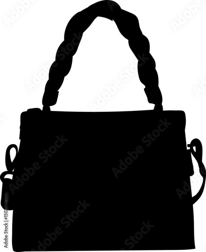 bag ladies set vector icon