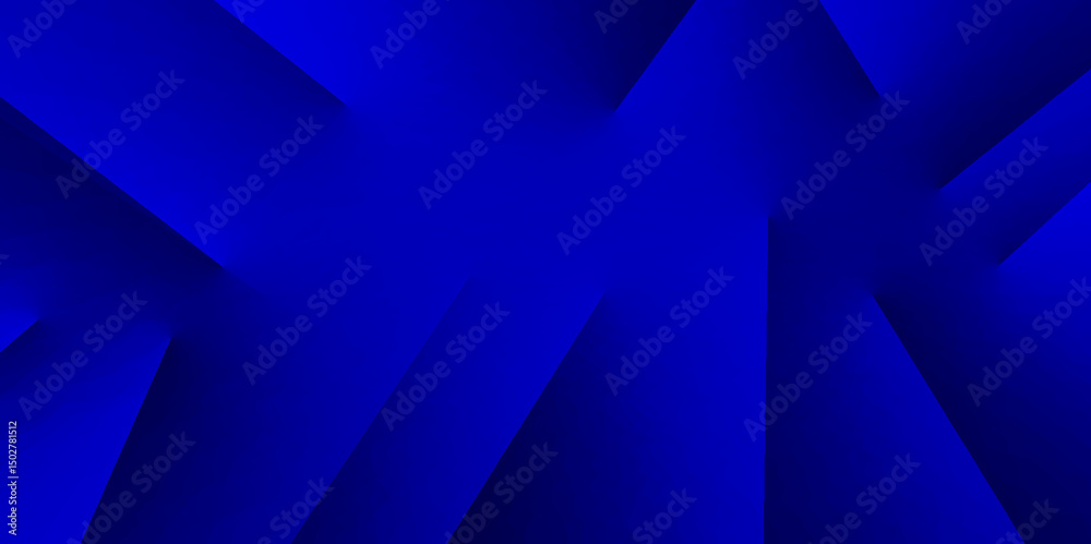 Obraz premium Abstract blue background with lines. Blue color abstract modern luxury background for design. Geometric Triangle motion Background illustrator pattern style. 