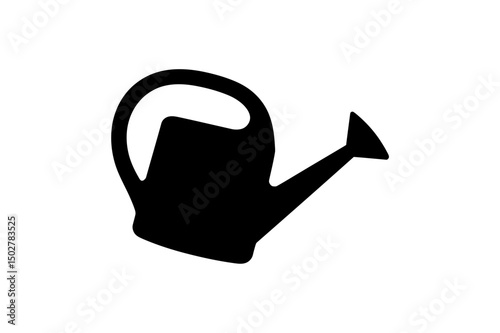 Watering can garden tool for plants and flowers icon