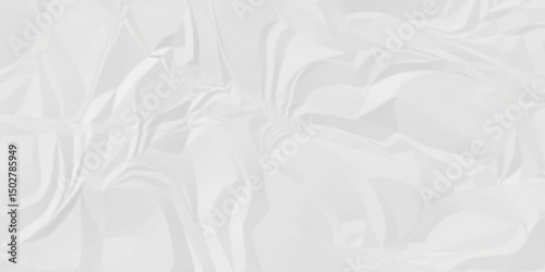 White paper crumpled texture. white fabric crushed textured crumpled. white wrinkly backdrop paper background. panorama grunge wrinkly paper texture background, crumpled pattern texture.