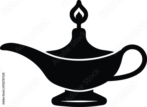 clay lamp vector icon.Deepavali festival celebrate,hinduism,India,Hindu.