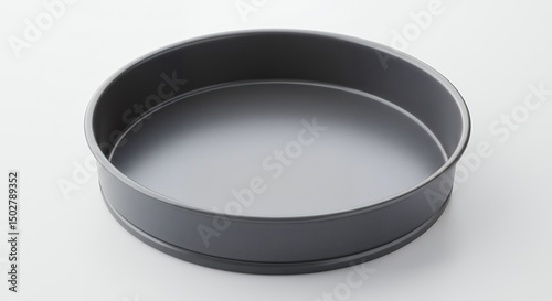 Gray round baking pan
